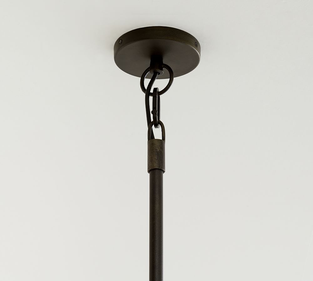 Windham Alabaster Tile Round Chandelier (30