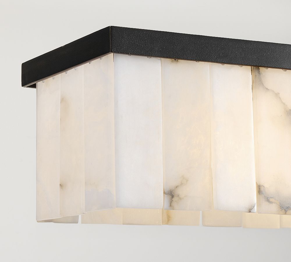 Windham Alabaster Linear Chandelier (49
