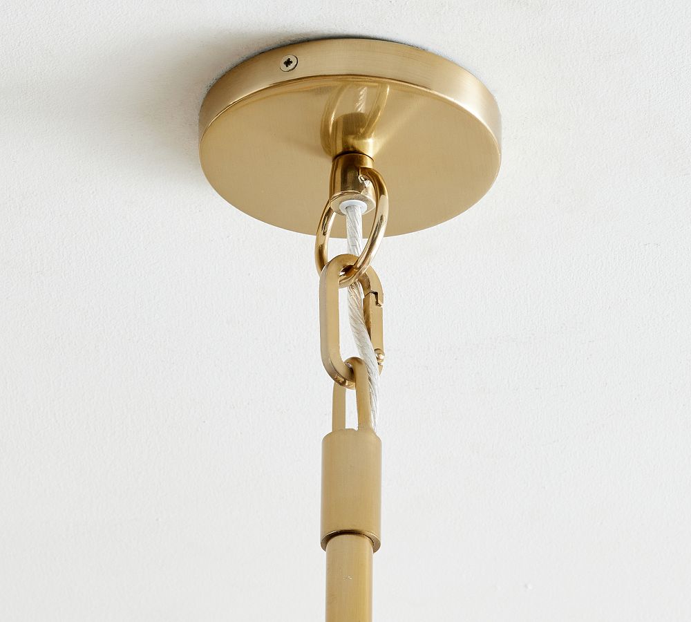 Windham Alabaster Tile Round Chandelier (30