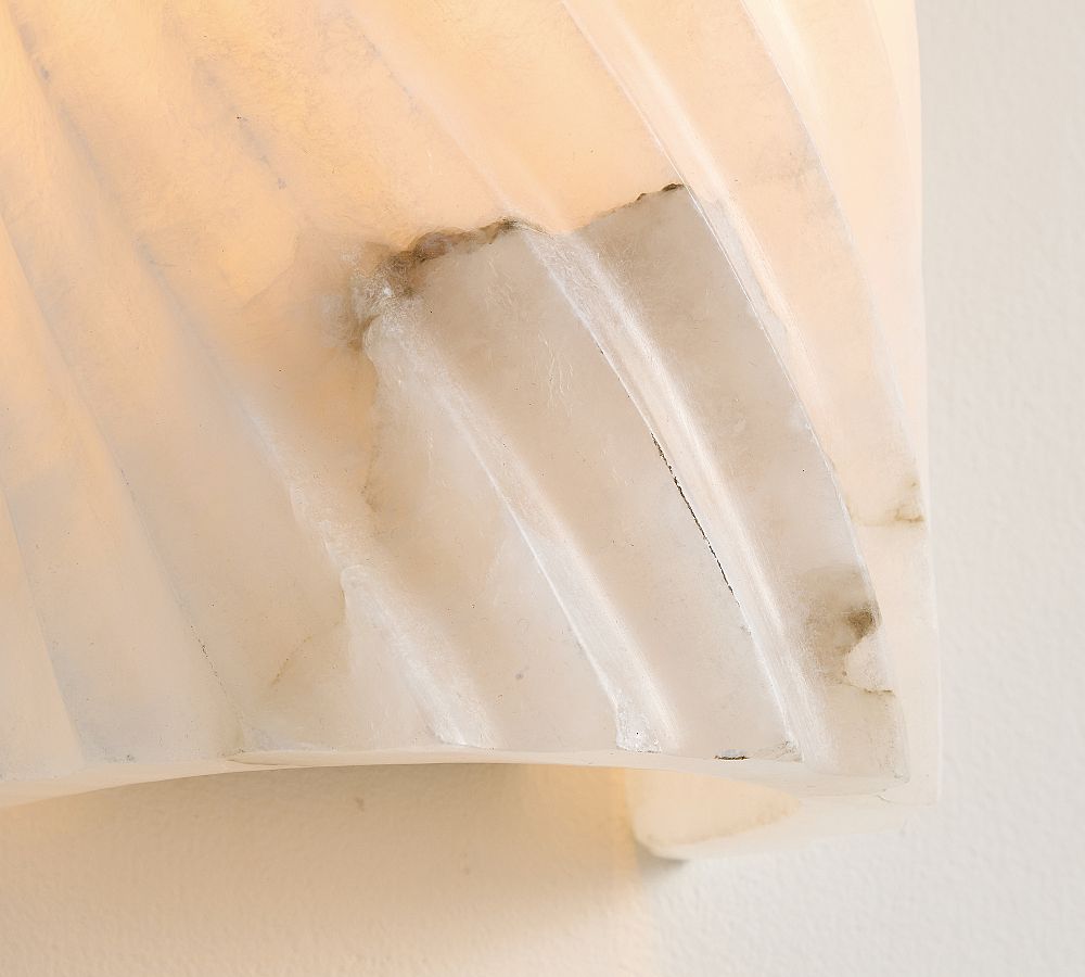 Amalia Alabaster Fluted Sconce (15