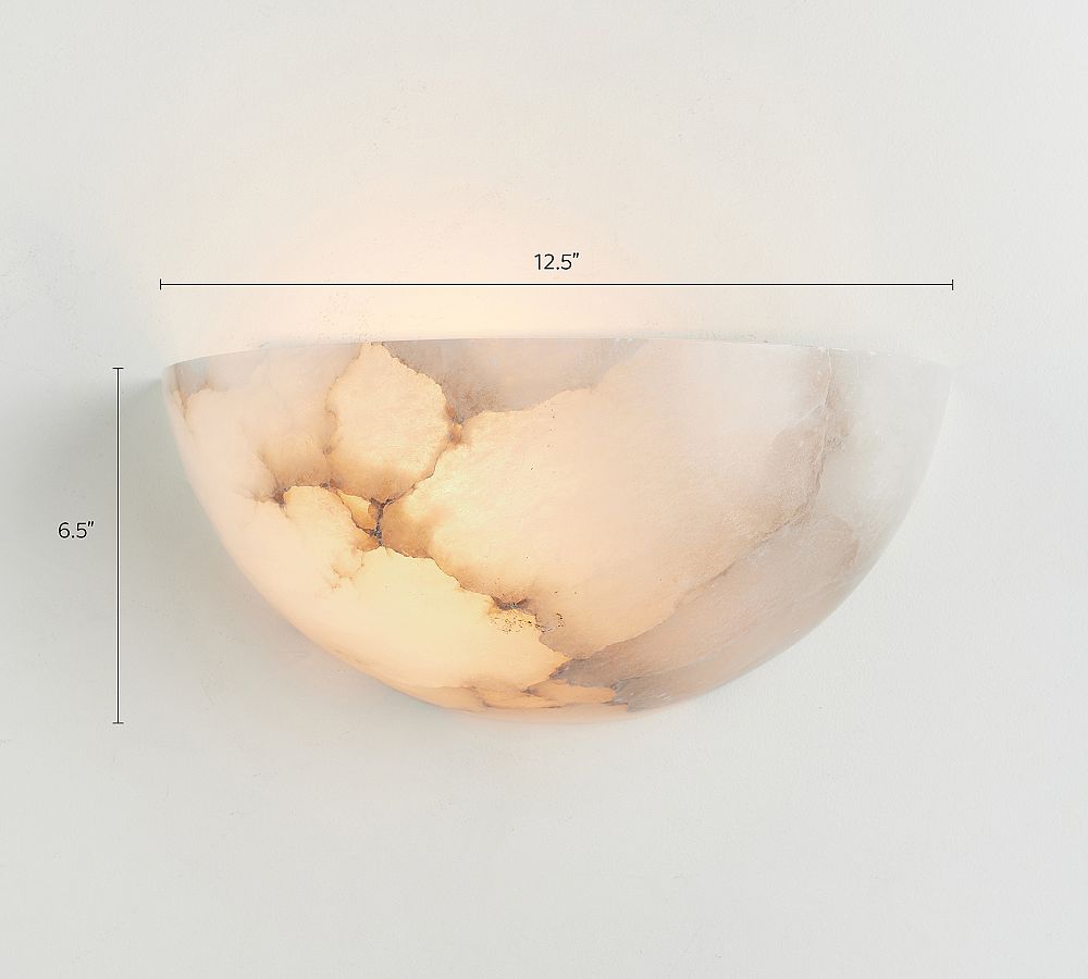 Windham Alabaster Sconce (13