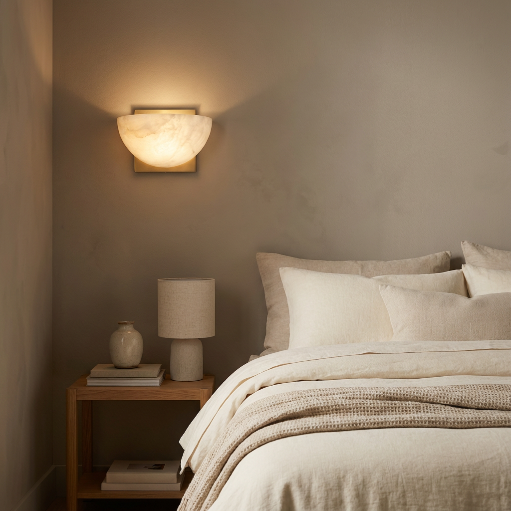 Windham Alabaster Sconce (13")