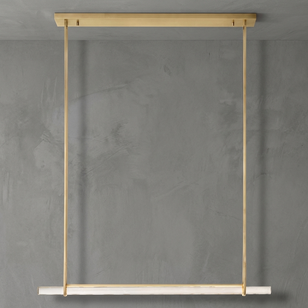 Colonne Single Bar Linear Chandelier 60"
