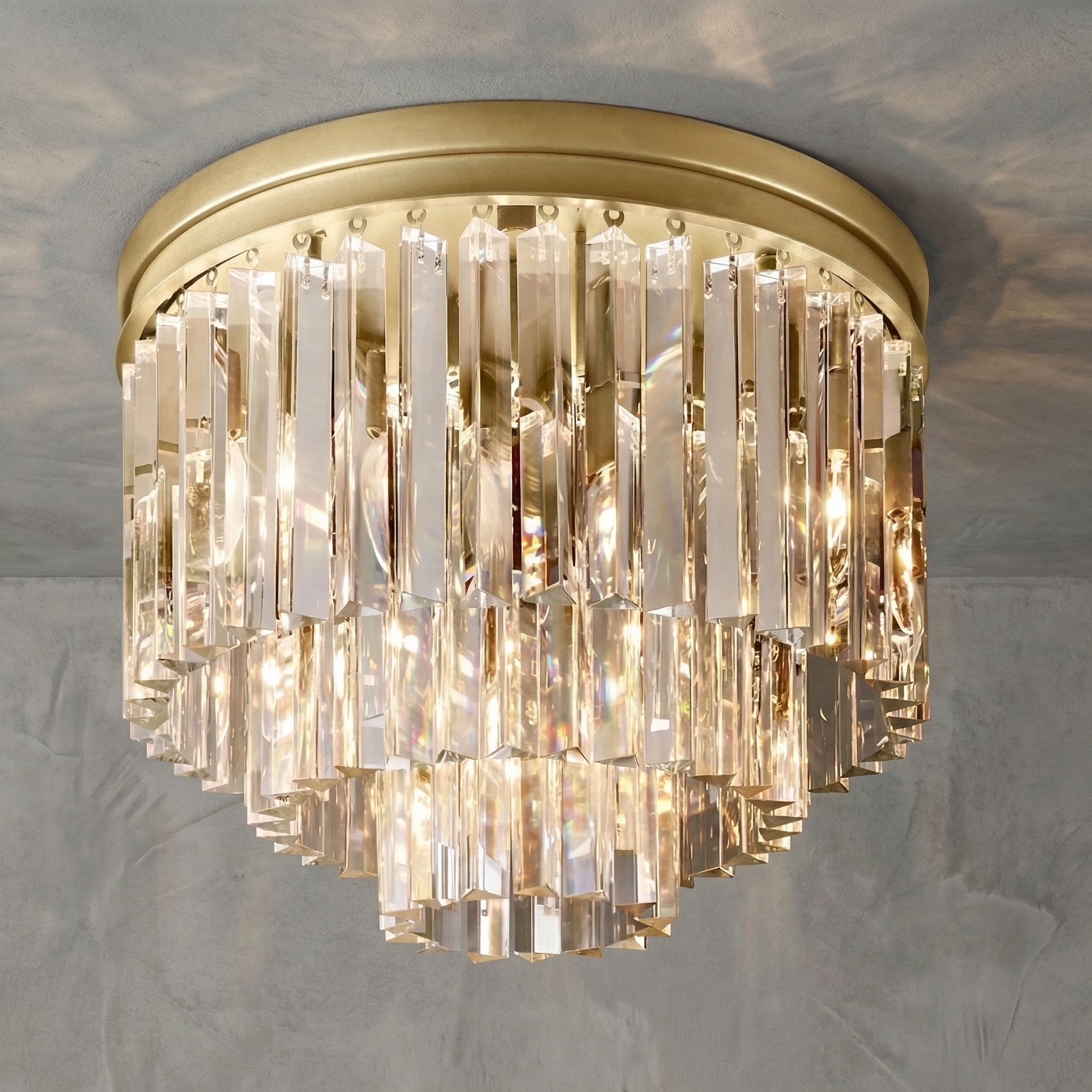 Prismatique Classicm Flushmount 20"