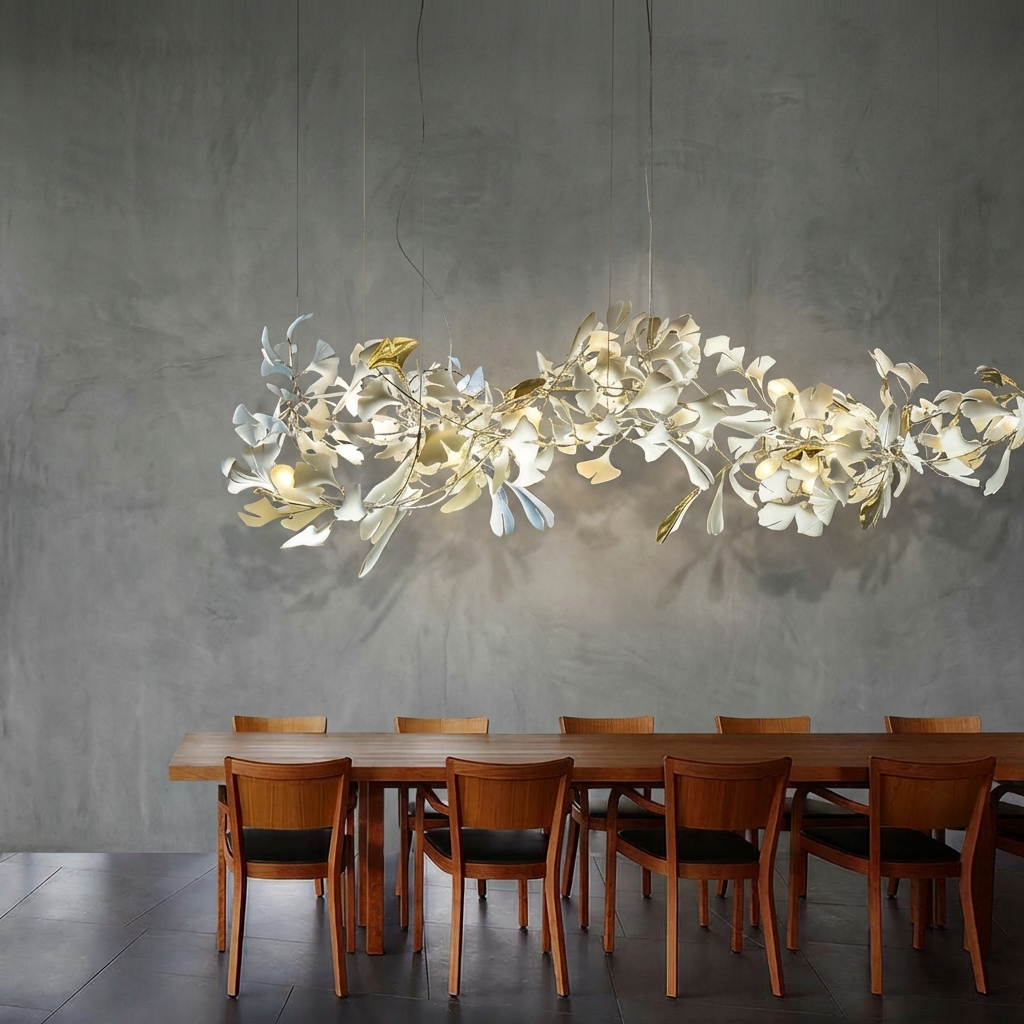 Biloba Leaves Chandelier