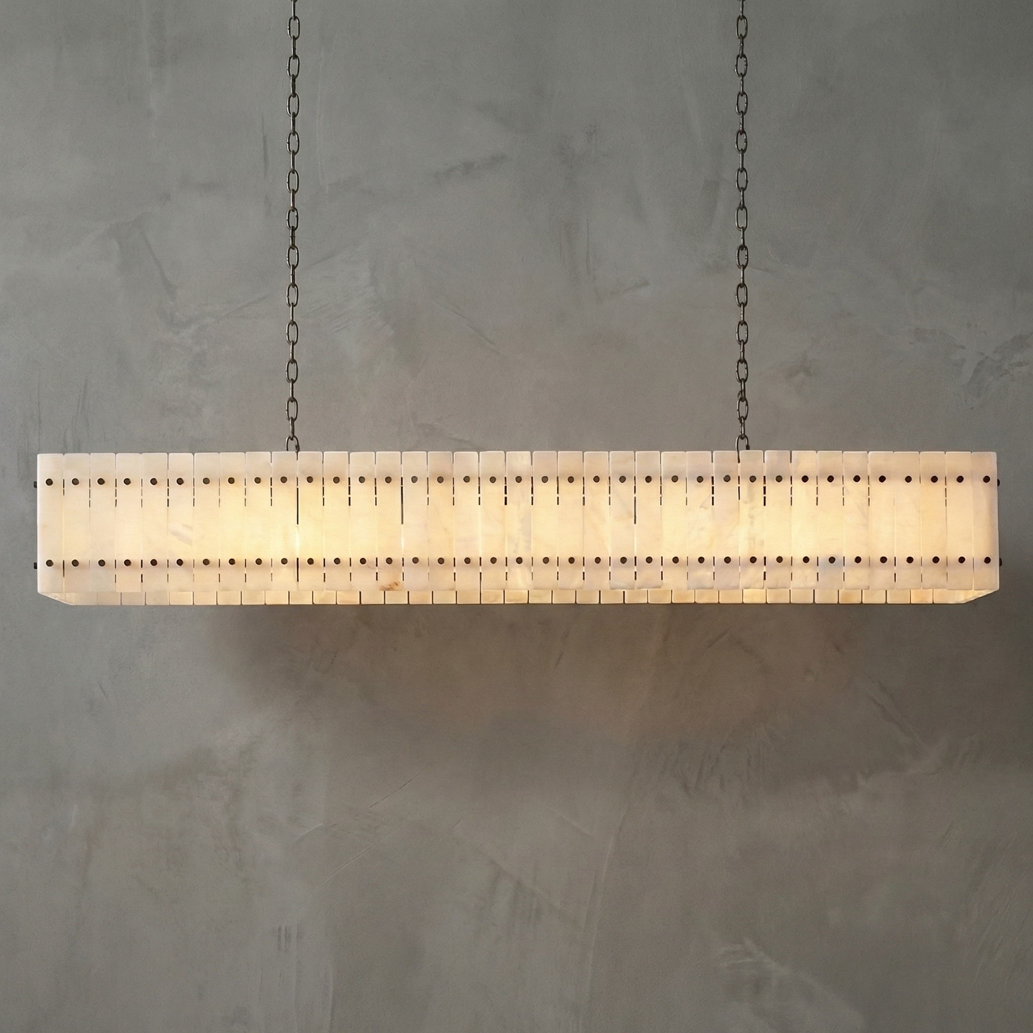 Pietra Viva Linear Chandelier 72" Backup