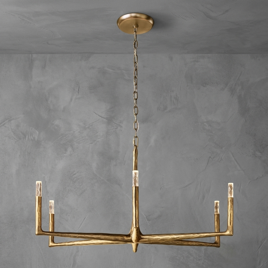 Forgeron Round Chandelier 48"