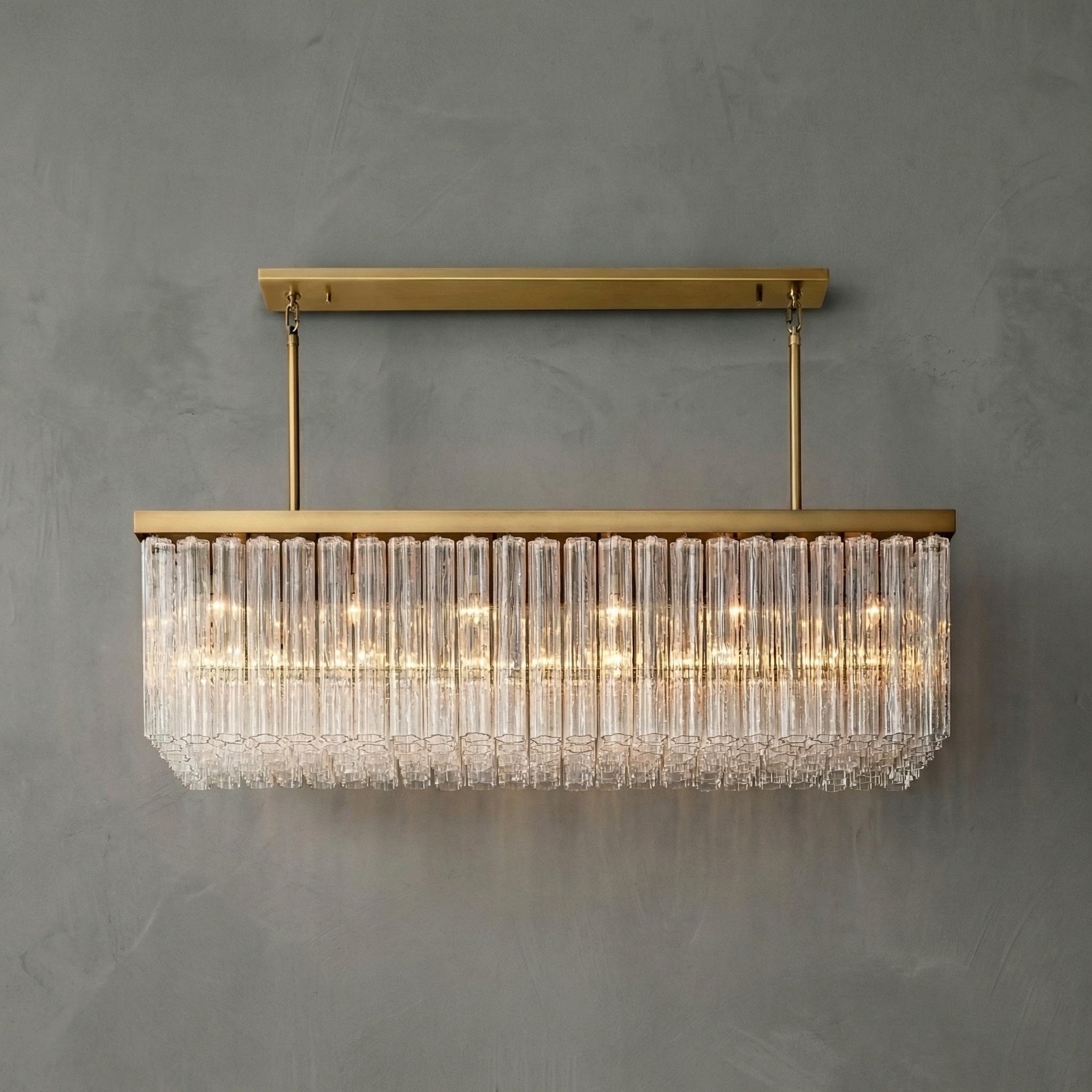 Cannelure Linear Chandelier 72″  21-Lights