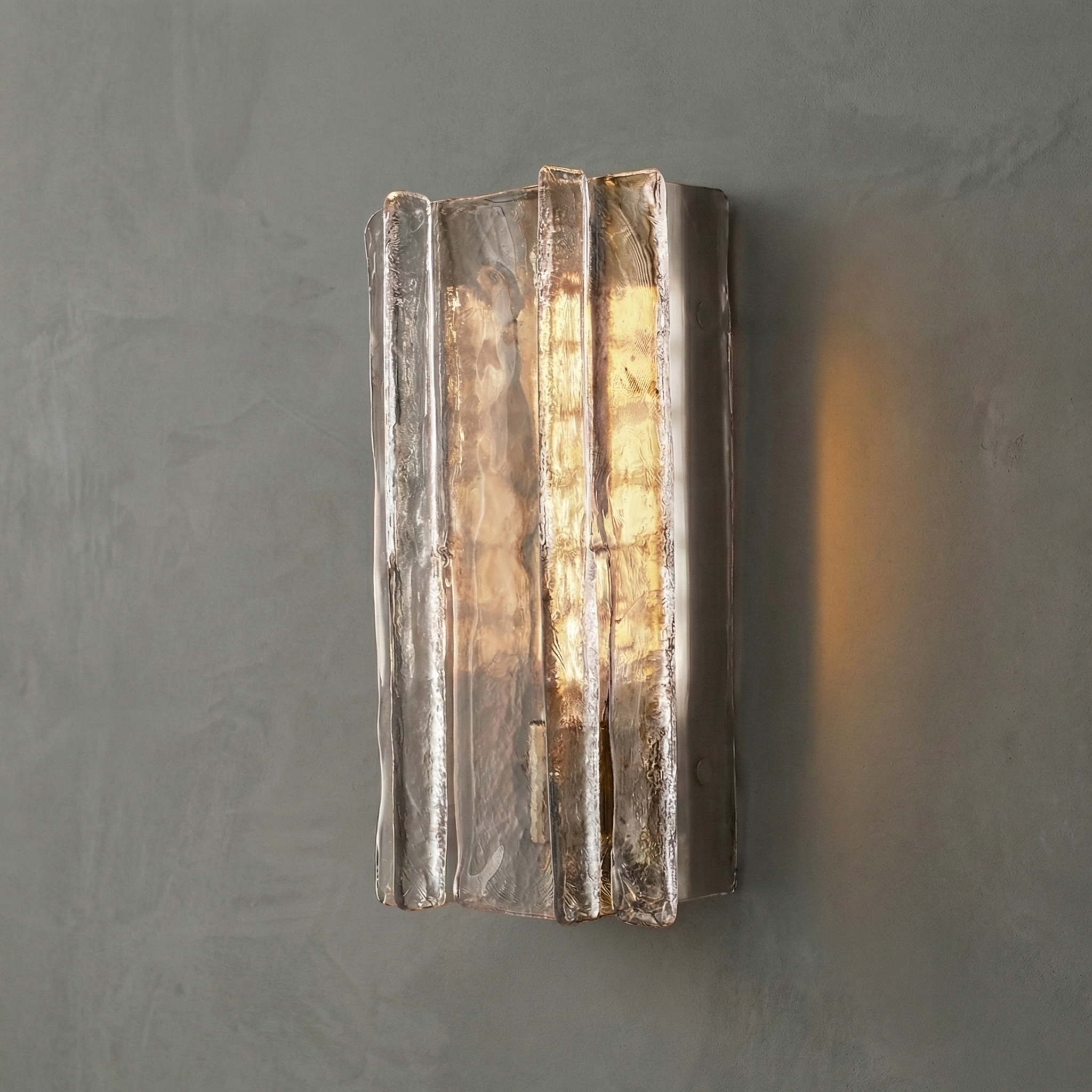 Glacière Clear Glass Sconce 15"