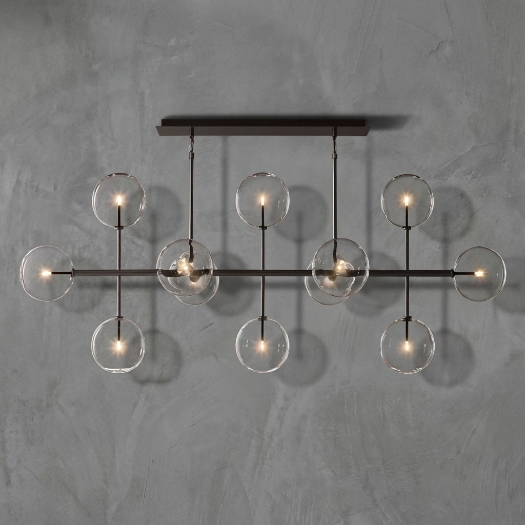 Sfera Linear Chandelier 72"W
