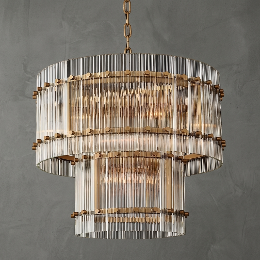 Vetreria 2-Tier Round Chandelier 22"