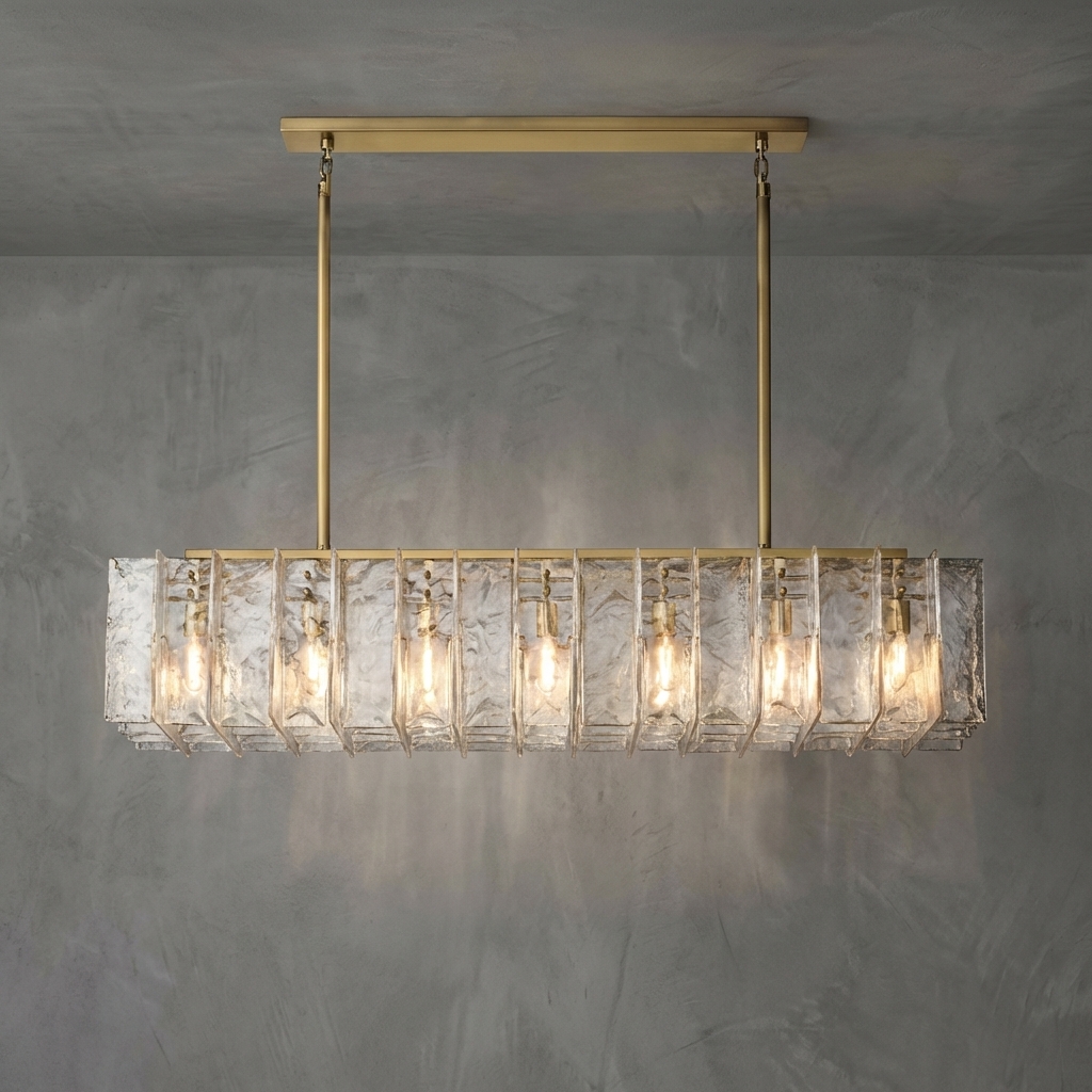 Glacière Linear Chandelier 67"