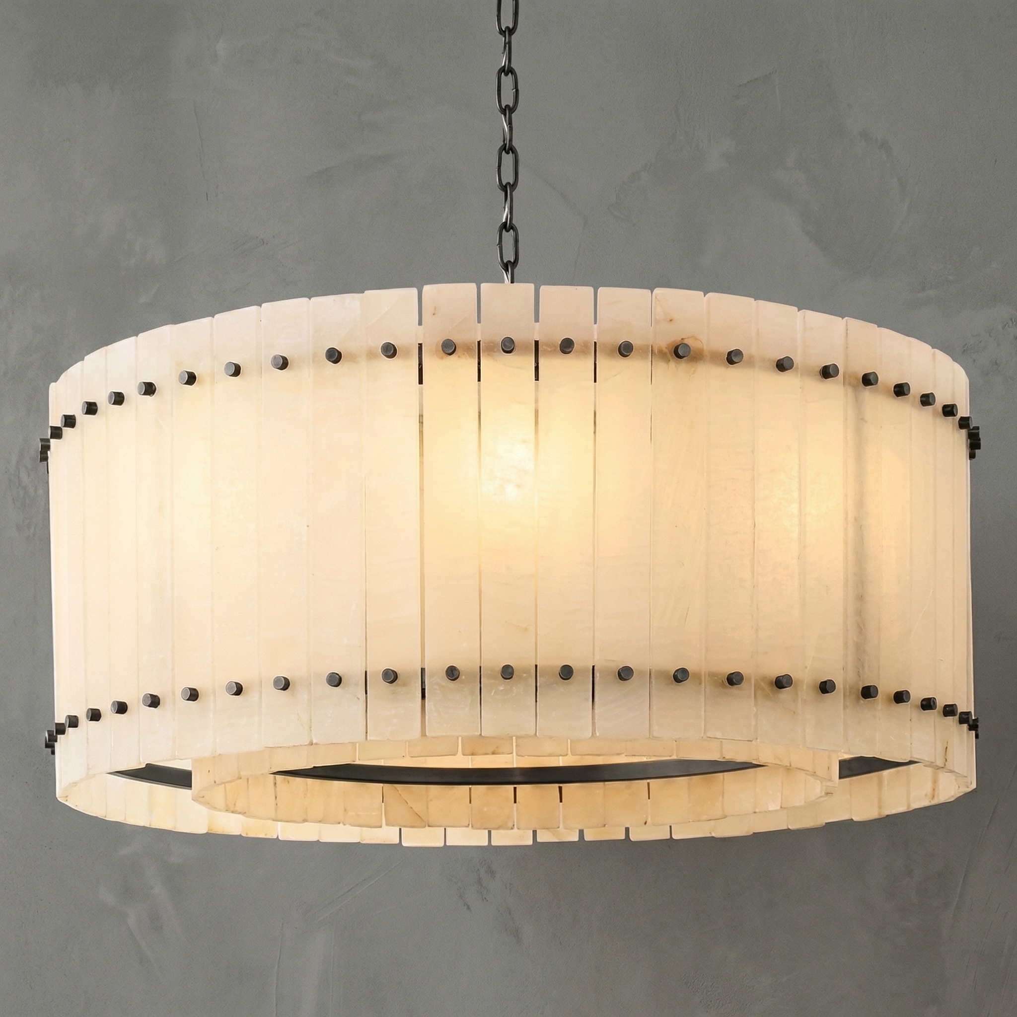 Pietra Viva Round Chandelier 37" Backup