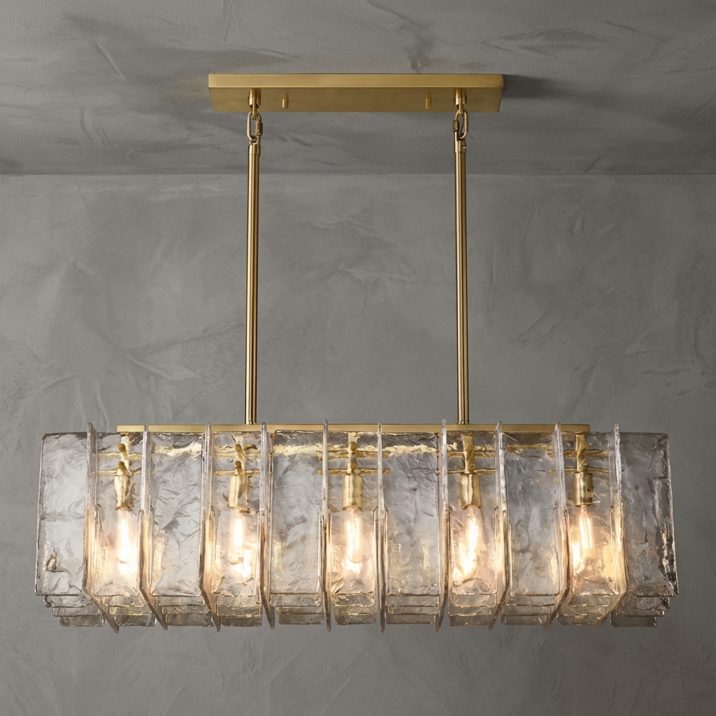 Glacière Linear Chandelier 49"