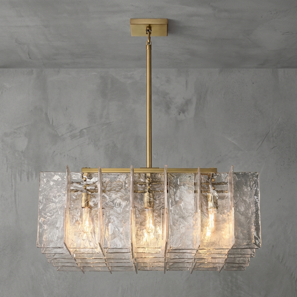 Glacière Square Chandelier 36"