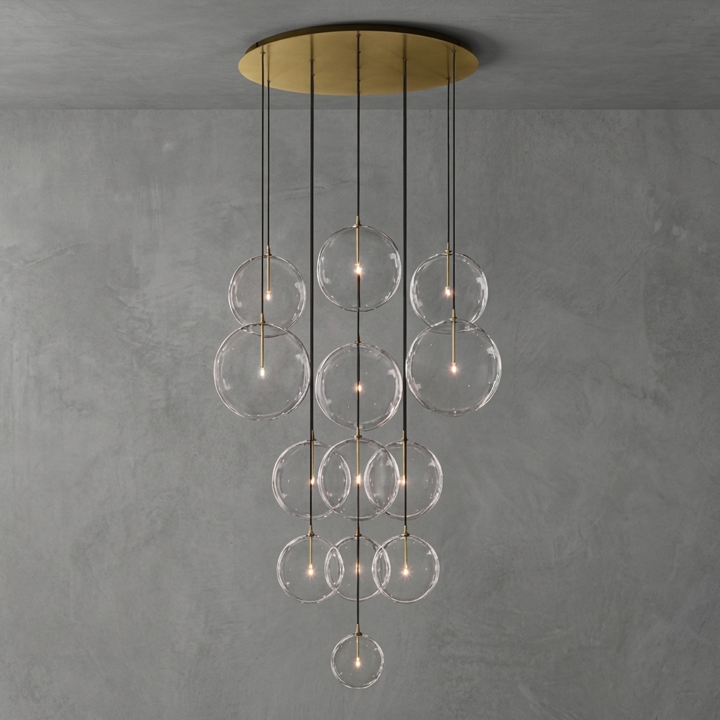 Sfera Cluster Chandelier 44"