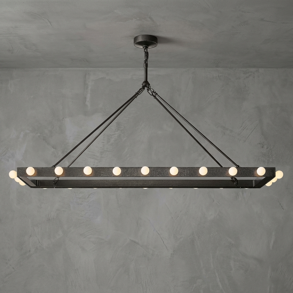 Orbière Linear Chandelier 54"