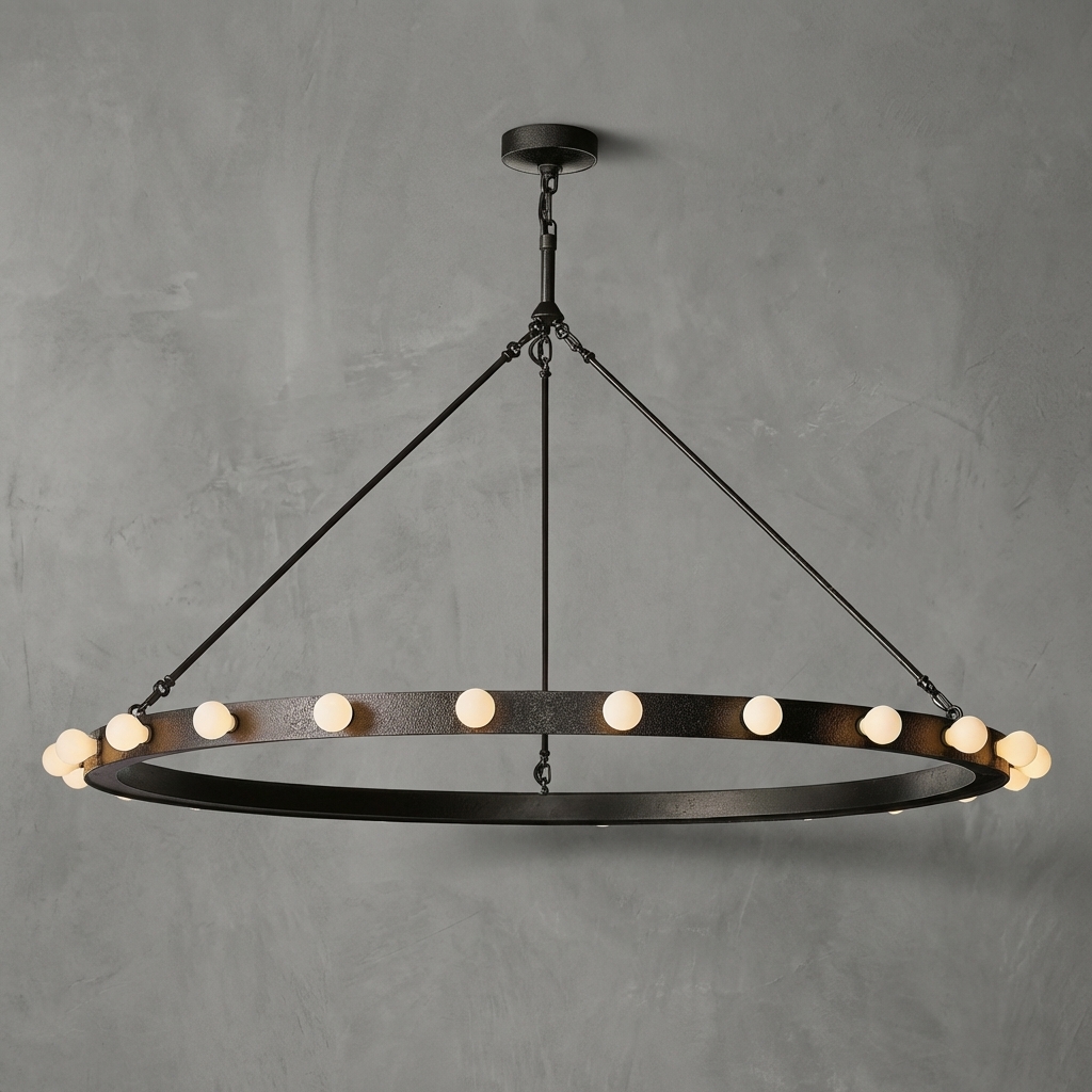 Orbière Round Chandelier 48"