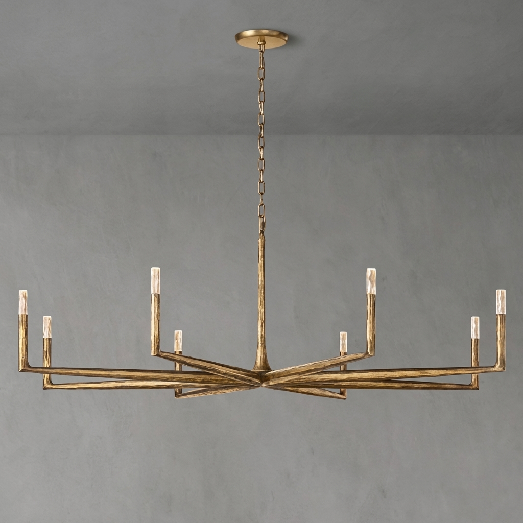 Forgeron Round Chandelier 72"