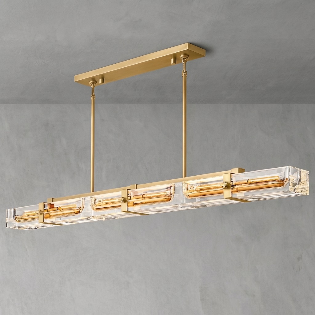 Cilindra Linear Chandelier 72" 6-lights