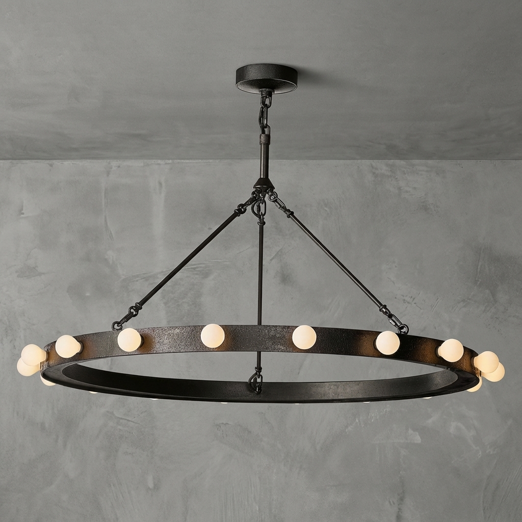 Orbière Round Chandelier 36"