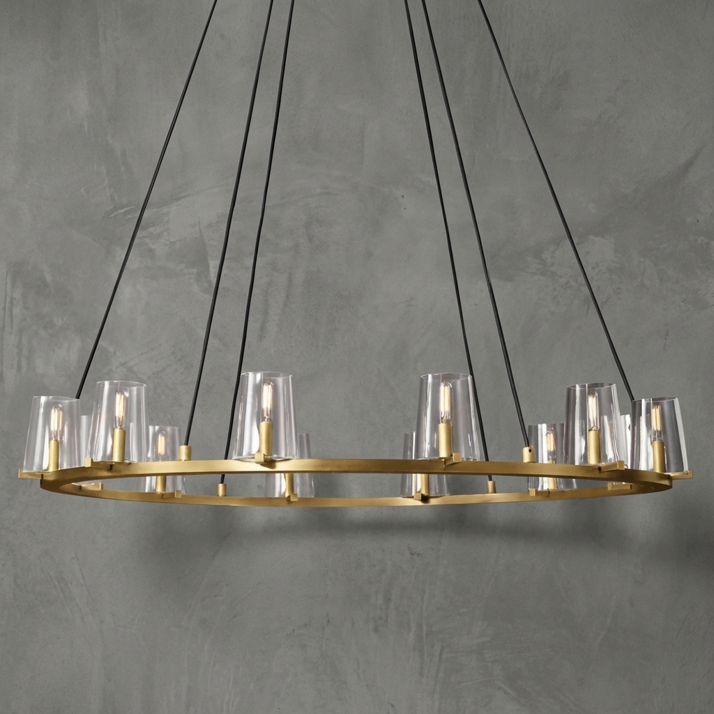 Calice Round Chandelier 48"