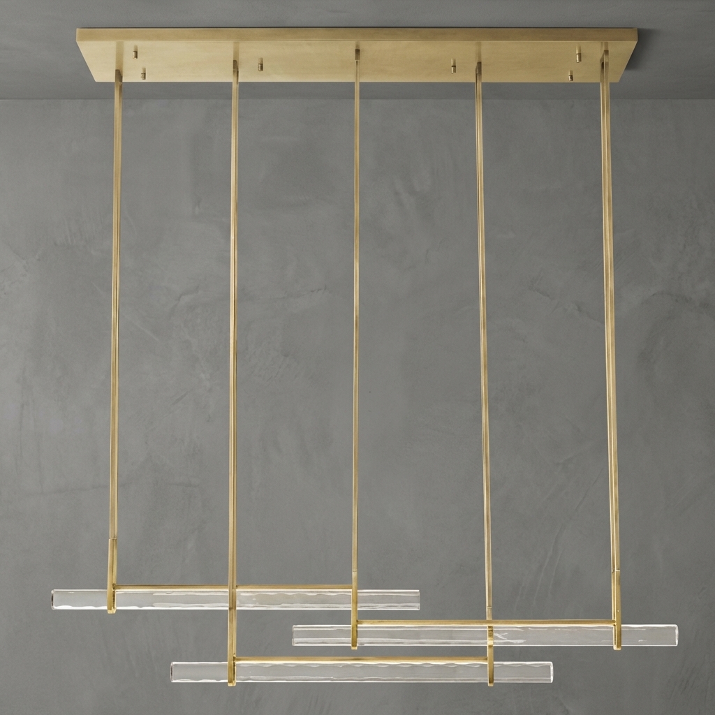 Colonne Triple Bar Linear Chandelier
