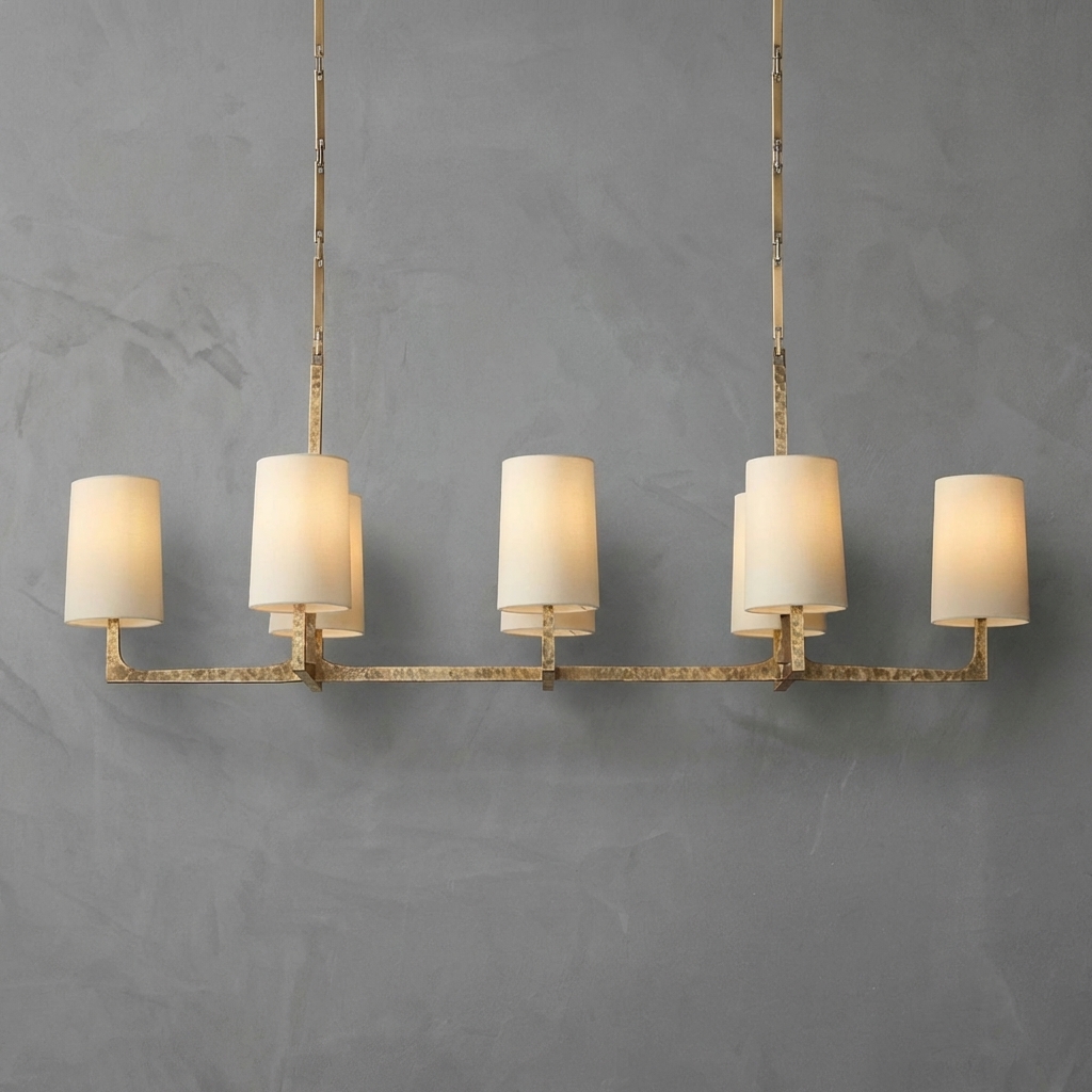 Martelé Linear Chandelier 54"