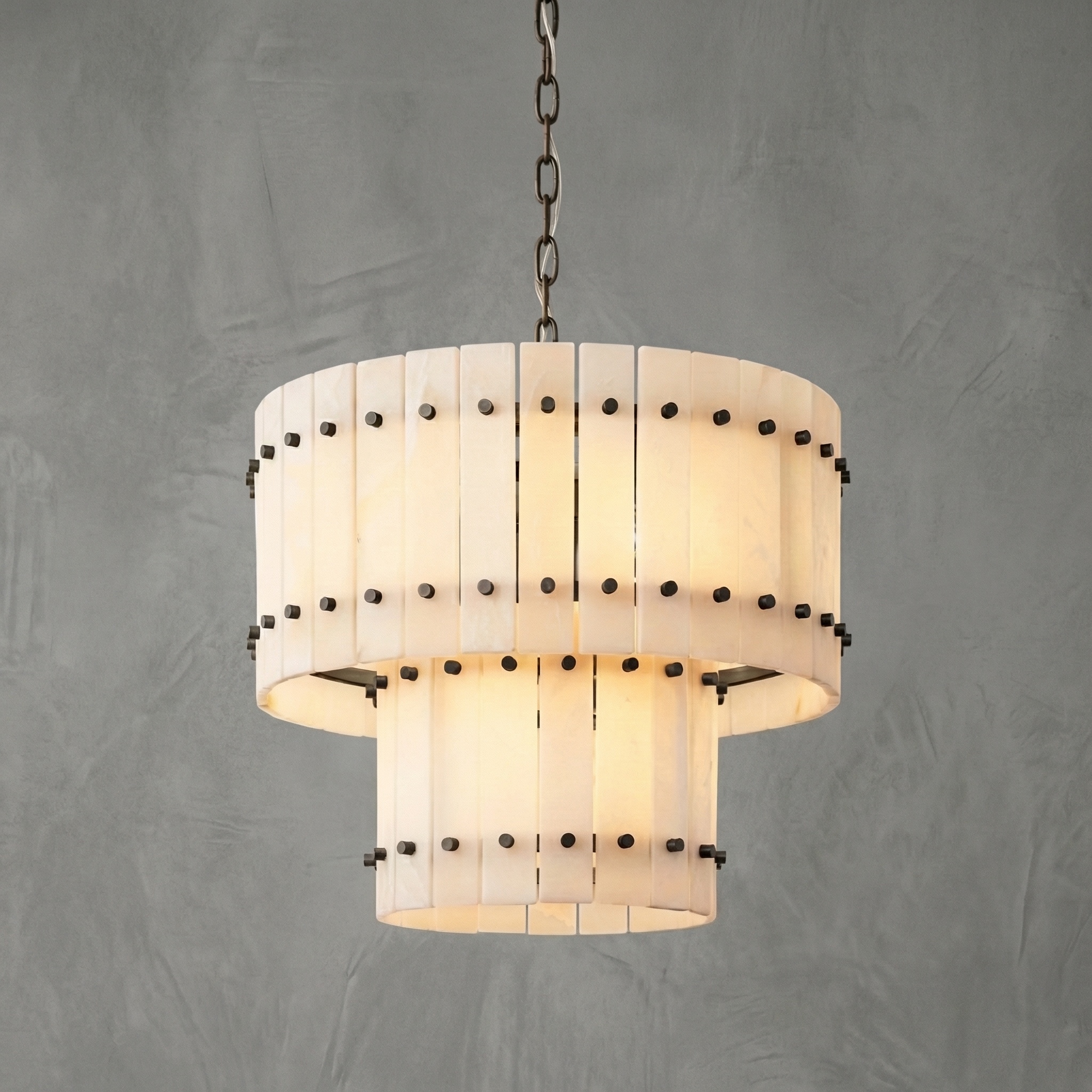 Pietra Viva Round Tiered Chandelier 60" Backup