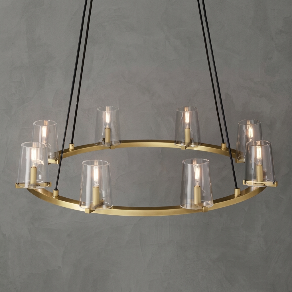 Calice Round Chandelier 36"