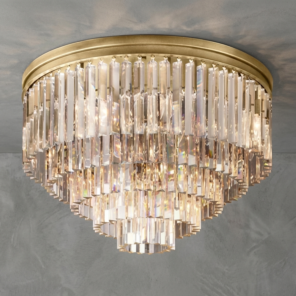 Prismatique Classicm Flushmount 32"