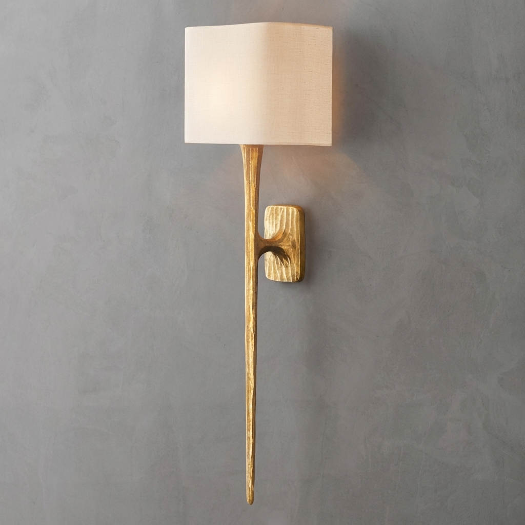 Forgeron Grand  Shaded Wall Sconce  37''H