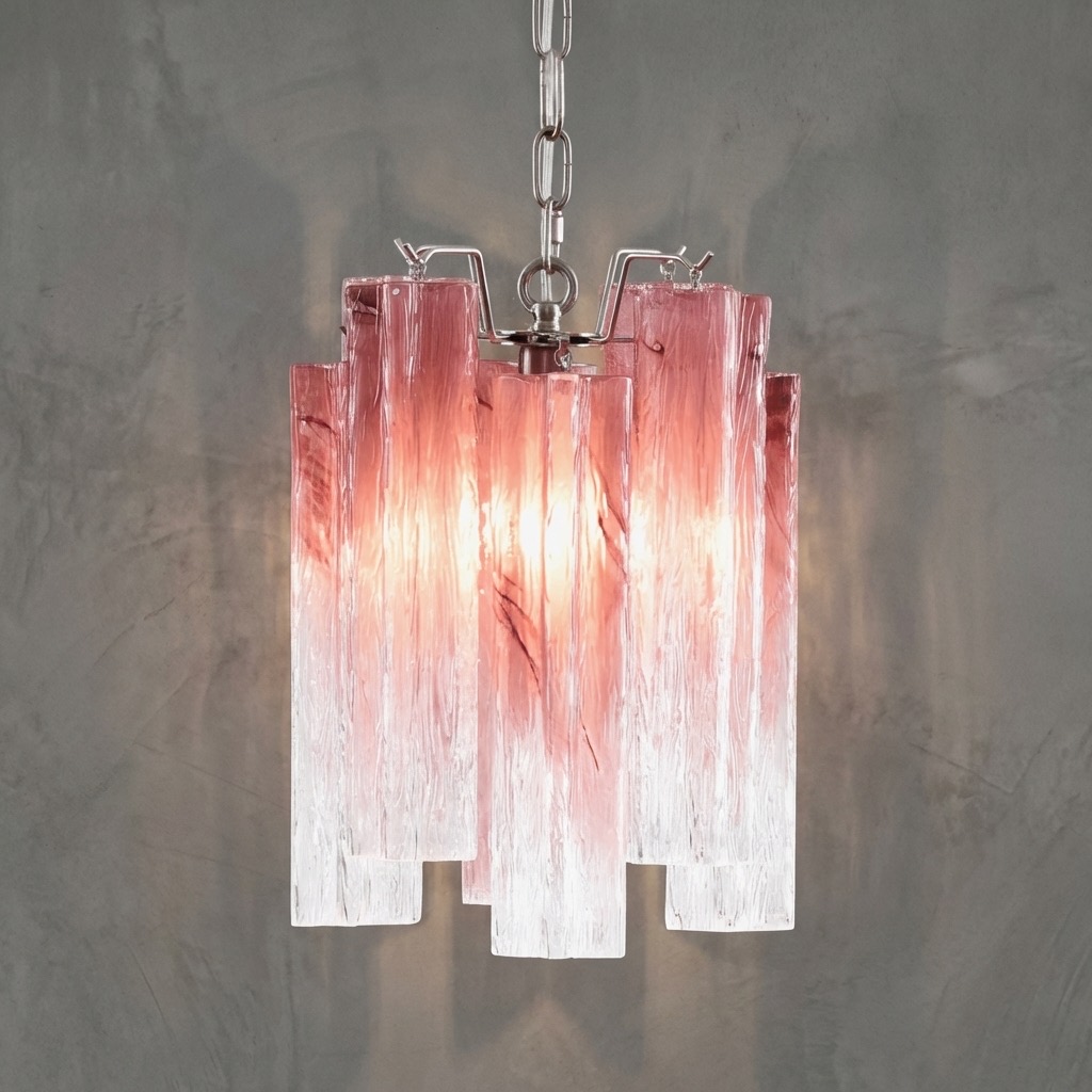 Rosa Scala Murano Glass Chandelier