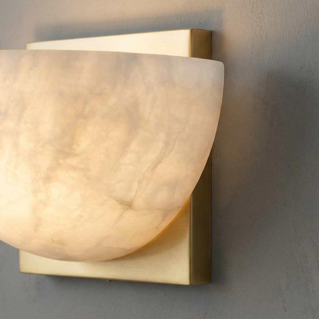 Windham Alabaster Sconce (13")