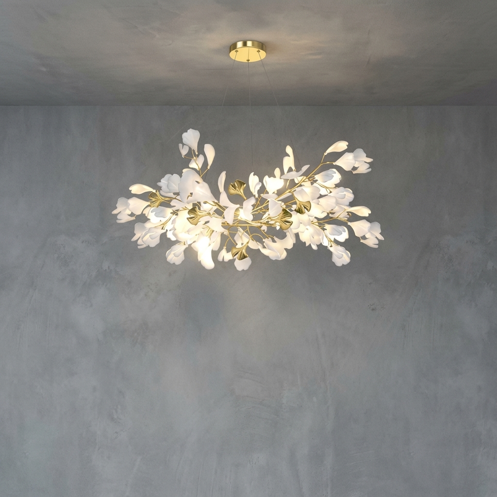 Ginkgo Branch Chandelier